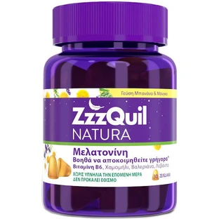 ZzzQuil Natura Sleep Supplement 30 Mango Banana Jelly Candies