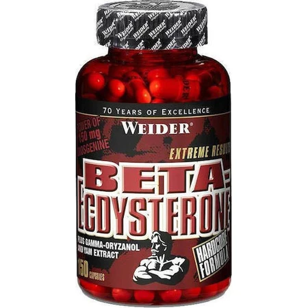 Weider Beta Ecdysterone Supplement voor Training & Testosteronverbetering 150 caps