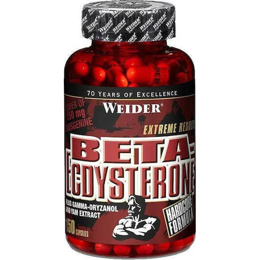 Weider Beta Ecdysterone Supplement voor Training & Testosteronverbetering 150 caps
