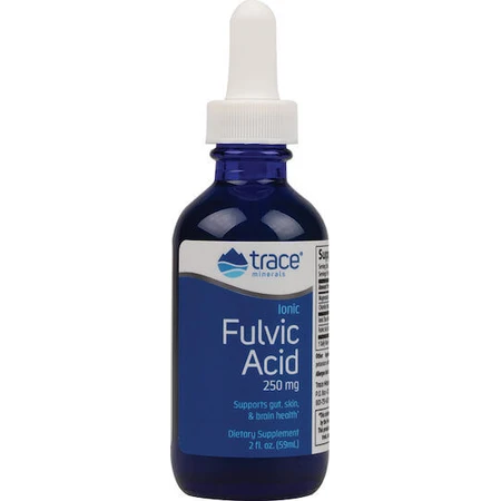 Trace Minerals Ácido Fúlvico Iónico 250mg Suplemento para la pérdida de peso 59ml