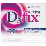 UNI-PHARMA D3 Fix Extra Vitamin for Immune System Strengthening & Egg Health 2000iu 60 Tablets