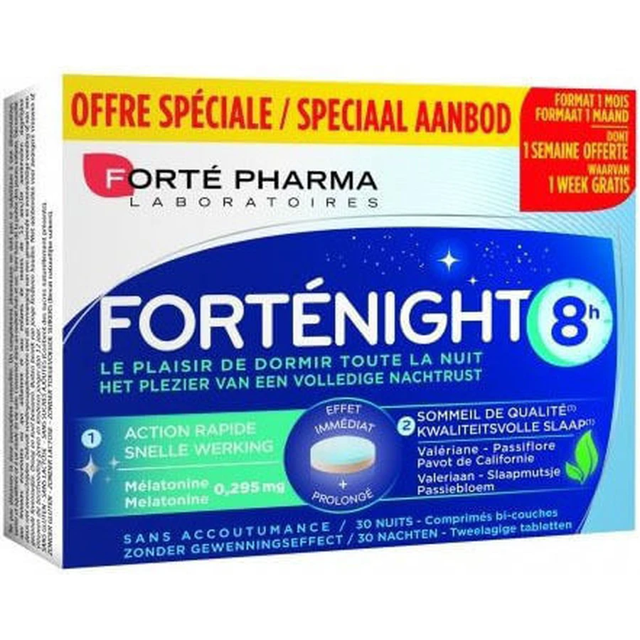 Forte Pharma Fortenuit 8h 8h Slaapsupplement 30 tabs