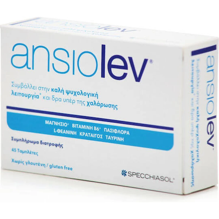 Specchiasol Ansiolev Anxiety Supplement 45 tabs