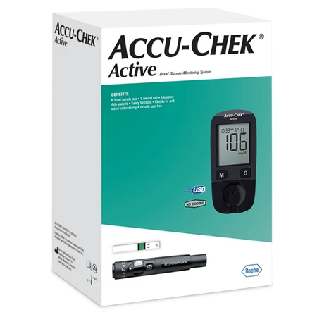 Accu-Chek Active, medidor de glucosa en sangre