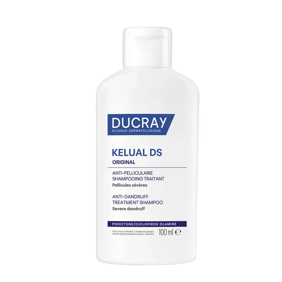 Dermatokosmetisches Behandlungsshampoo, gegen schwere Schuppen, Kelual DS, 100 ml, Ducray