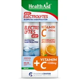 Health Aid Electrolytes Sport & Vitamin C 1000mg Orange 2x10 effervescent tablets
