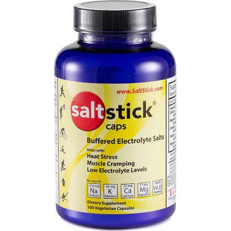 SaltStick Gepufferte Elektrolytsalze Ungeschmälert 100 Kapseln