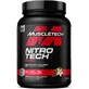 MuscleTech Nitro-Tech Ripped Whey Protein Proteine del siero del latte senza glutine con aroma di vaniglia francese 1,8kg