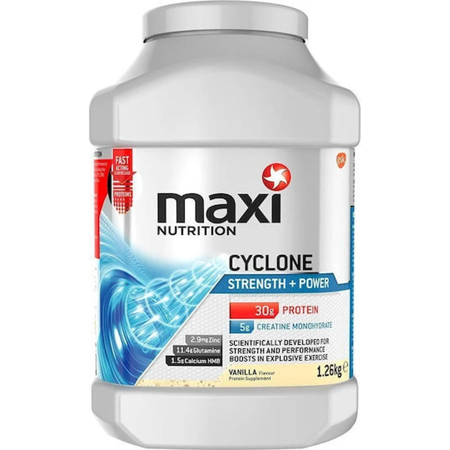 Maximuscle Cyclone cu Creatină & Aromă Vanilie 1.26kg