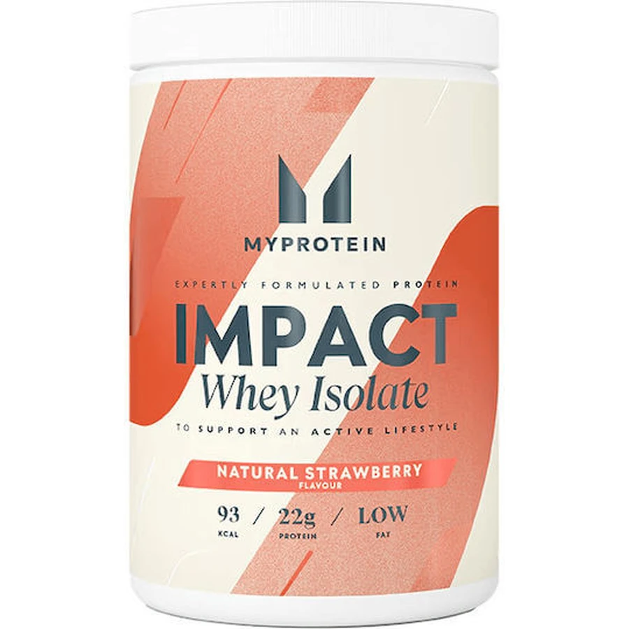 Myprotein Impact Whey Isolate Proteină Din Zer cu Aromă Căpșuni naturale 480gr