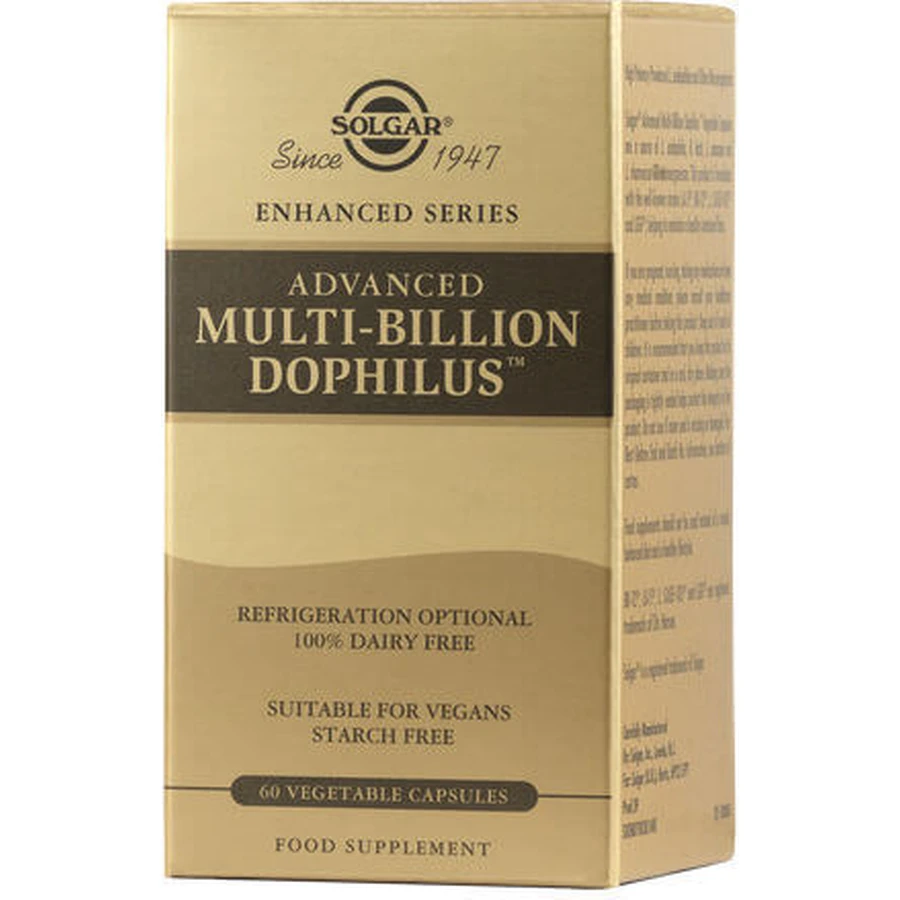 Solgar Advanced Multi Billion Dophilus Probiotic Probiótico 60 veget 60 caps