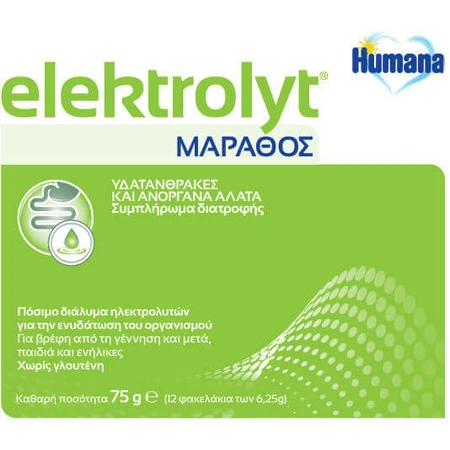 Humana Elektrolyt Apple 12 saszetek: ceny i cechy