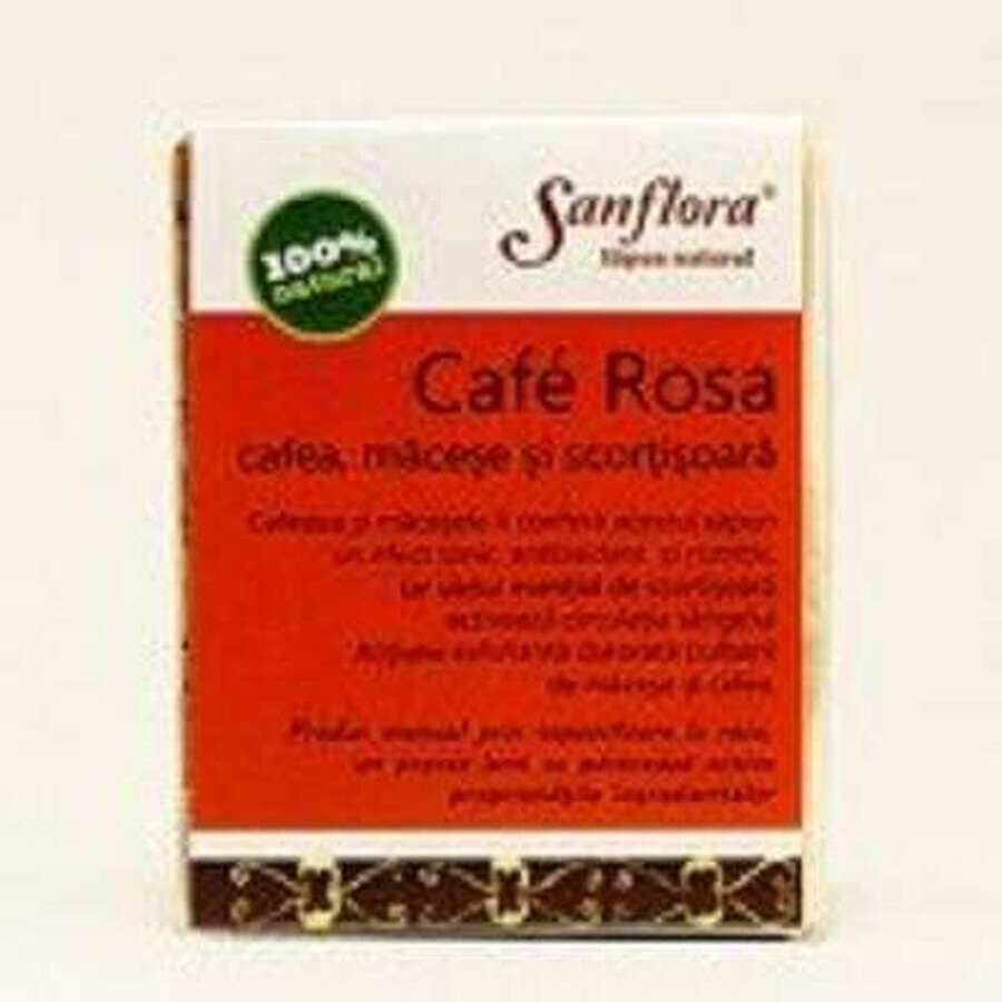 Sapun natural cu cafea, macese si scortisoara, 100 g, Sanflora