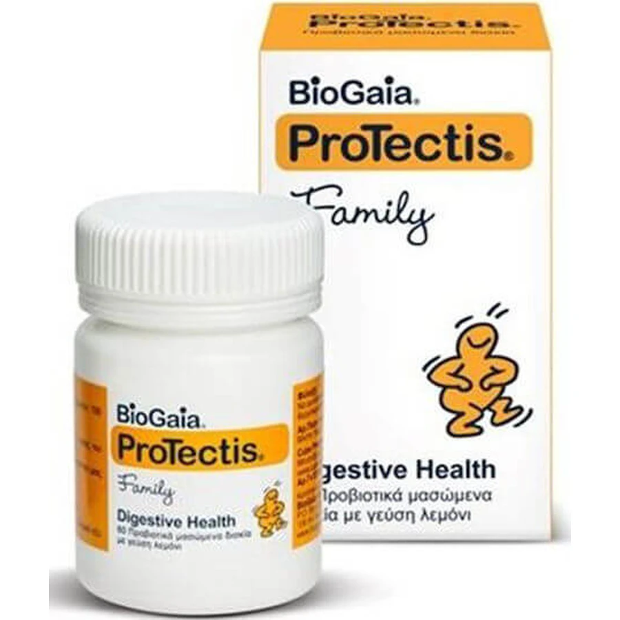 BioGaia Protectis Familie Probiotika 60 Kautabletten Zitrone