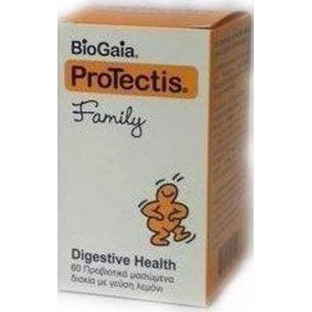 BioGaia Protectis Familie Probiotika 60 Kautabletten Zitrone