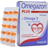 Health Aid Omegazon Plus One A Day Omega 3 & CoQ10 Fish Oil 30 caps Unflavoured