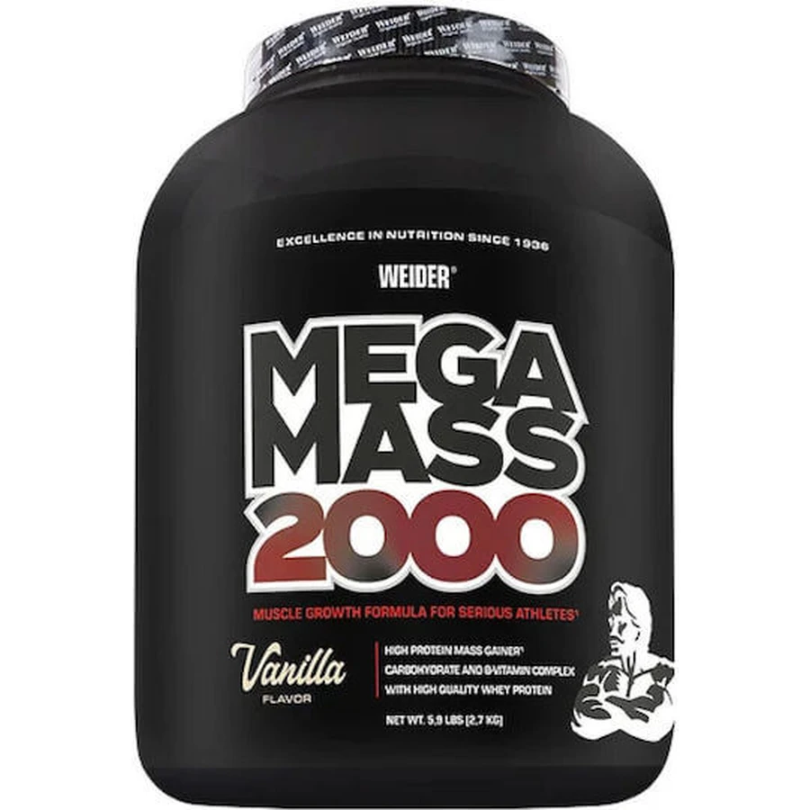 Weider Mega Mass 2000 mit Vanillegeschmack 2.7kg