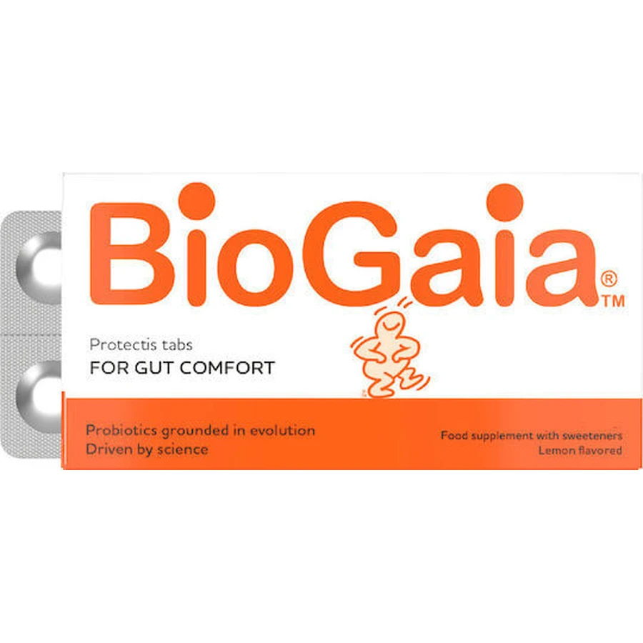 BioGaia ProTectis Family Probiotice pentru Adulți și Copii 10 tablete masticabile Lămâie