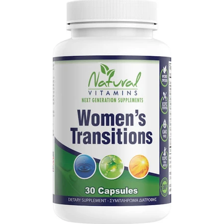 Natural Vitamins Women's Transitions Supliment pentru Menopauză 30 capace