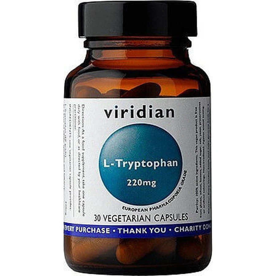 Viridian L-Tryptofaan 30 Capsules