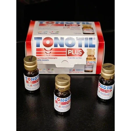 Tonotil Plus 15 pièces x 10ml Multivitamine pour l'énergie