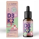 JMN D3+K2 Liposomale Vitamine voor Versterking Immuunsysteem & Eiergezondheid 2000iu 45mcg 30ml