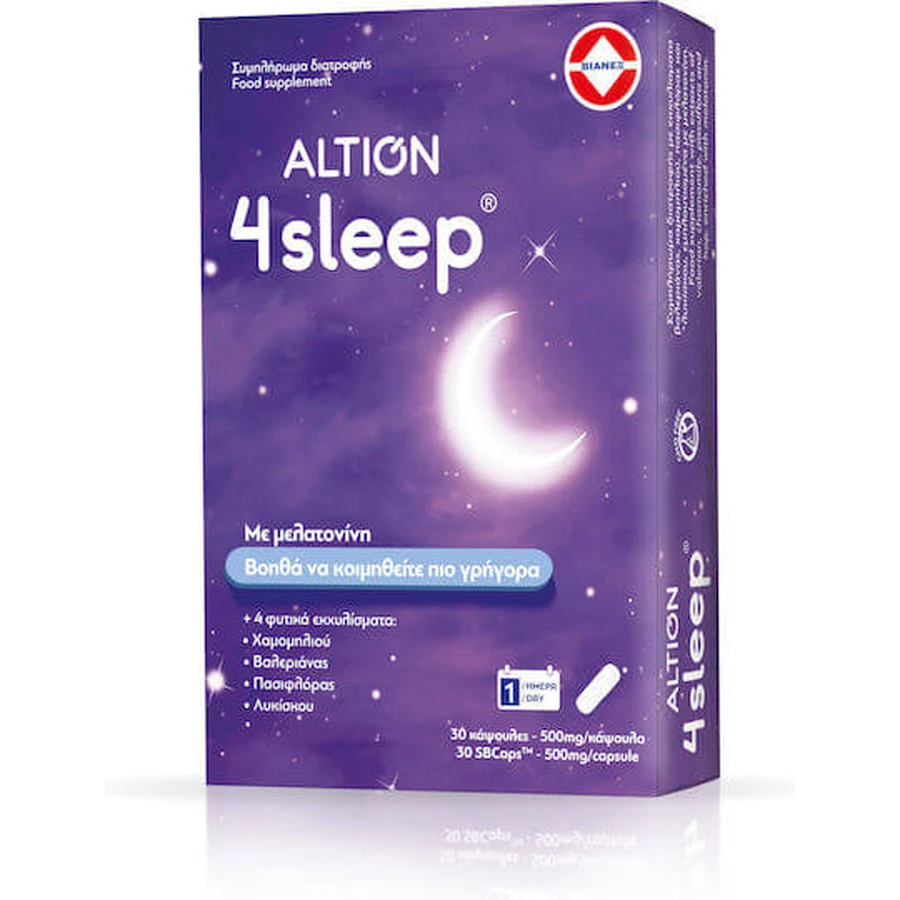 Altion 4Sleep Schlaf Ergänzung 30 Kapseln
