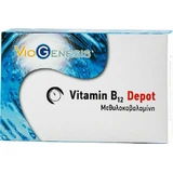 Viogenesis Vitamin B12 Depot Vitamin für die Gesundheit des Nervensystems 1000mg 30 Kapseln