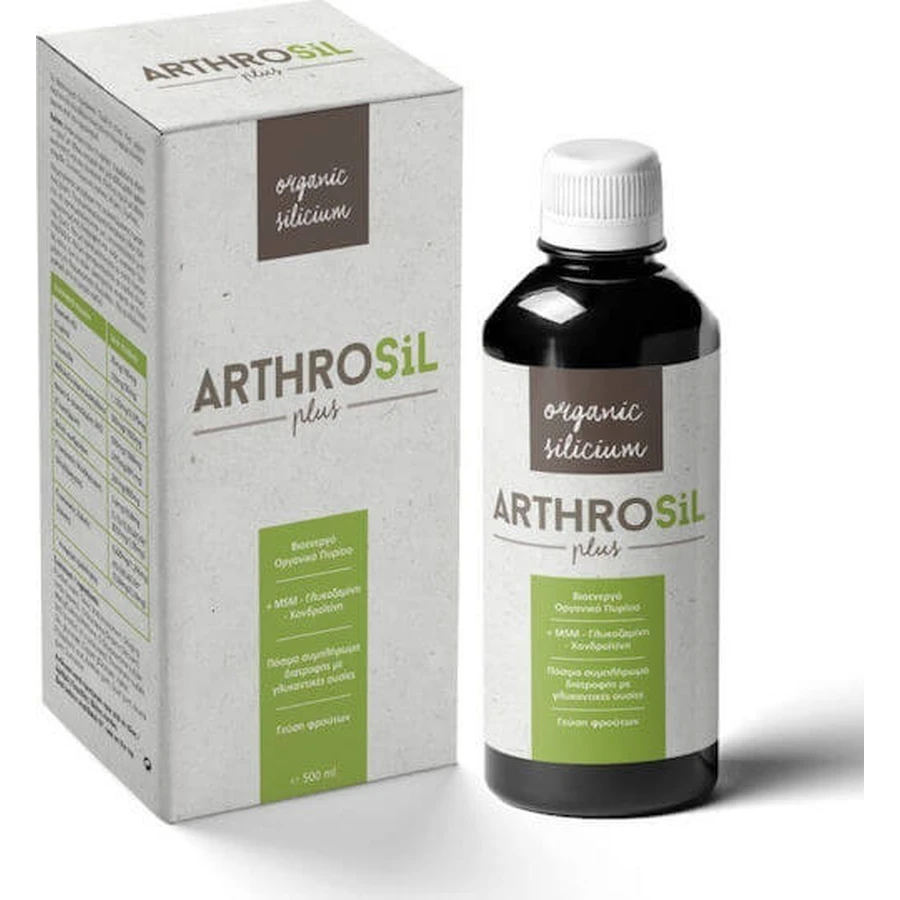 Powerpharm Arthrosil Plus Supliment pentru Sănătatea Articulațiilor & Oaselor 500ml