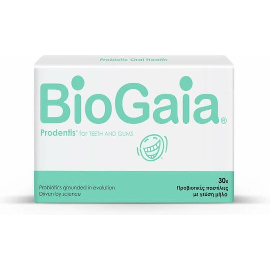 BioGaia Prodentis Für Zähne & Zahnfleisch Probiotisches Probiotikum 30 Tabletten Apfel