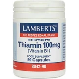 Lamberts Thiamin Vitamin for Nervous System Health 100mg 90 caps