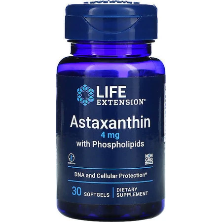 Life Extension Astaxanthine met fosfolipiden 4mg Voedingssupplement Speciaal 30 softgels