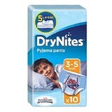 Scutece DryNites Conv 3-5 ani Băietei, 10 buc, 16-23 kg, Huggies