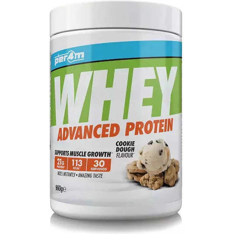 Per4m Whey Whey Advanced Protein Molkenprotein mit Geschmack Keksteig 900gr