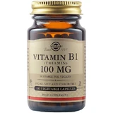 Solgar Vitamin B1 (Thiamin) Vitamin for Nervous System Health 100mg 100 veget 100 capsules