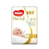 Diapers Elite Soft No. 1, 3-5 kg, 50 pieces, Huggies