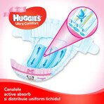 Scutece Girl Ultra Comfort Nr. 3, 5 -9 Kg, 112 bucăți, Huggies