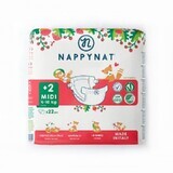 Scutece hipoalergenice Midi 2+, 22buc, 4-10Kg, Nappynat