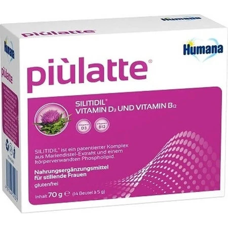 Humana Piulatte Zwangerschapssupplement 70gr 14 sachets