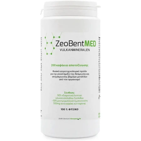 Zeolita-Bentonita-Versand Zeobent Med 200 x 1 cápsula