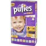 Scutece nr. 4+ Pufies Baby Art Junior, 9-16Kg, 70buc, Ficosota Sintez