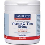 Lamberts Vitamin C Time Vitamina pentru Întărirea Sistemului Imunitar, Pielea & Acțiune Antioxidantă 1000mg 180 Tablete
