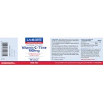 Lamberts Vitamin C Time Vitamina pentru Întărirea Sistemului Imunitar, Pielea & Acțiune Antioxidantă 1000mg 180 Tablete