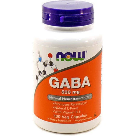 Now Foods Gaba 500mg 100 Capsules Unflavoured