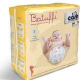 Scutece nr.3 Batuffi Maxi, 4-9 kg, 20 bucăți, Cam