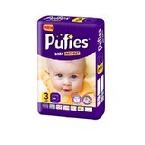 Scutece nr.3 Pufies Baby Art&Dry Midi, 4-9Kg, 66buc, Ficosota Sintez