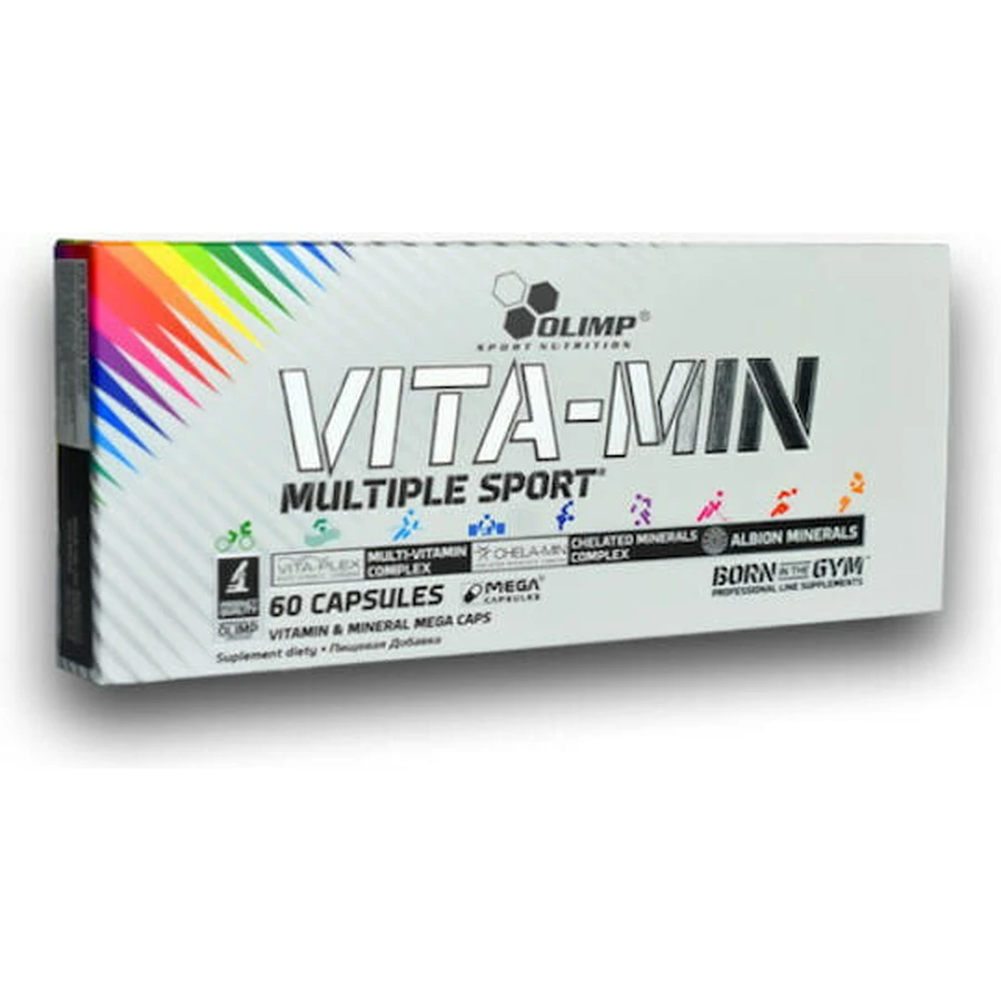 Olimp Sport Nutrition Vita Min Multivitamine voor energie, immuunsysteem en antioxidanten 60 capsules