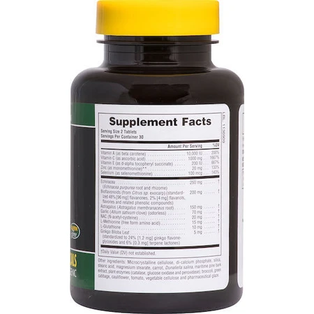 Suplemento dietético especial Commando de Nature's Plus 60 comprimidos