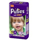 Scutece nr.4 Pufies Baby Art&Dry, 7-14Kg, 56buc, Ficosota Sintez