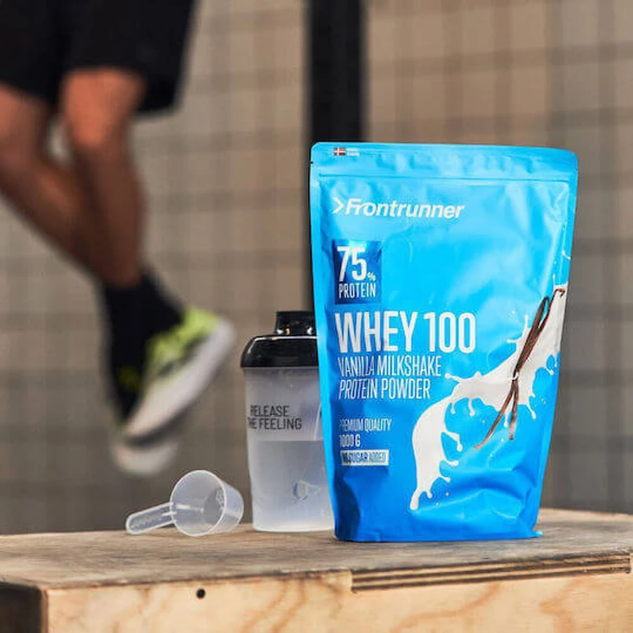 Frontrunner Whey Whey Protein 100 Whey Protein with Flavour Vanilla Milkshake 1kg